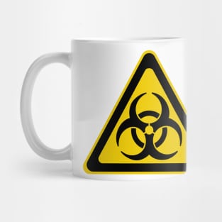 Biohazard Symbol Warning Sign - Triangular Mug